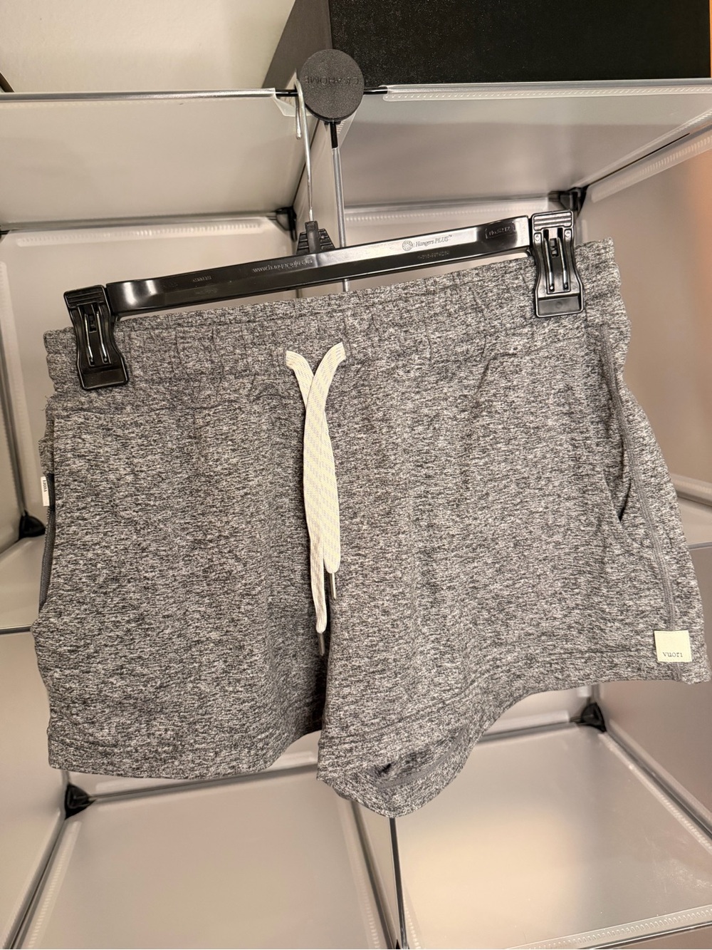 Vuori Heather Gray Lounge Shorts
